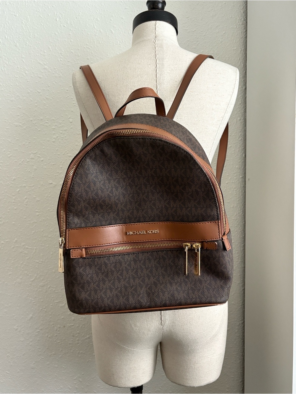 Michael Kors | Brown Logo Backpack